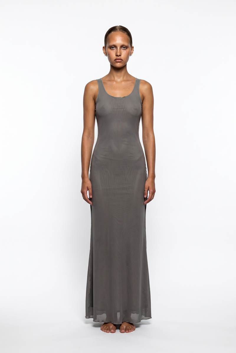 Grey Basics Dress
