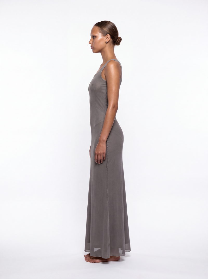 Grey Basics Dress