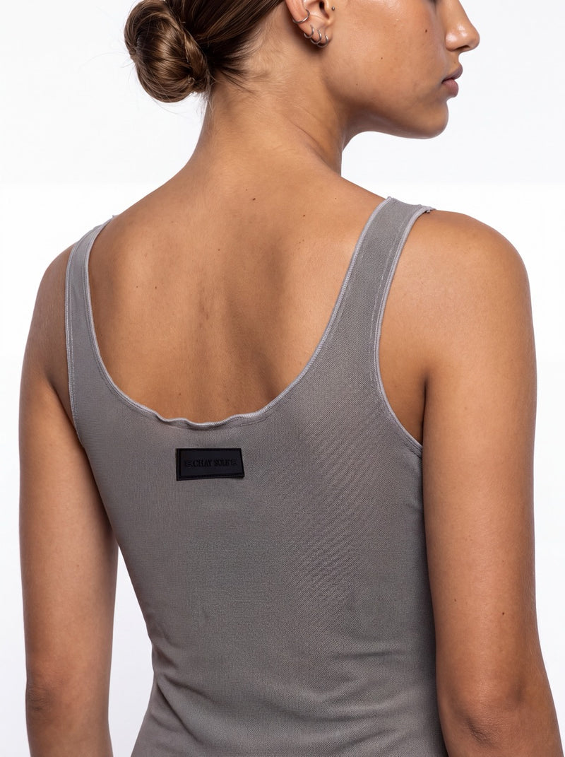 Grey Basics Dress