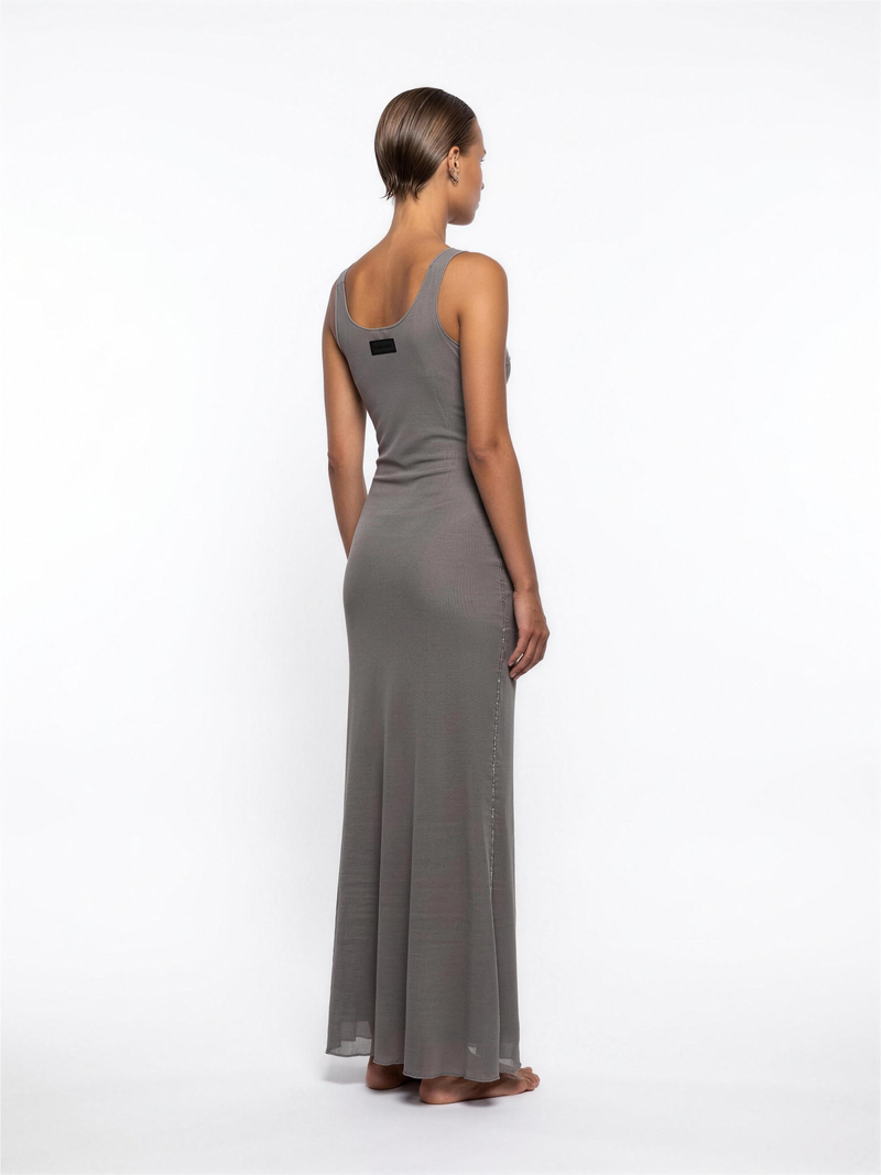 Grey Basics Dress
